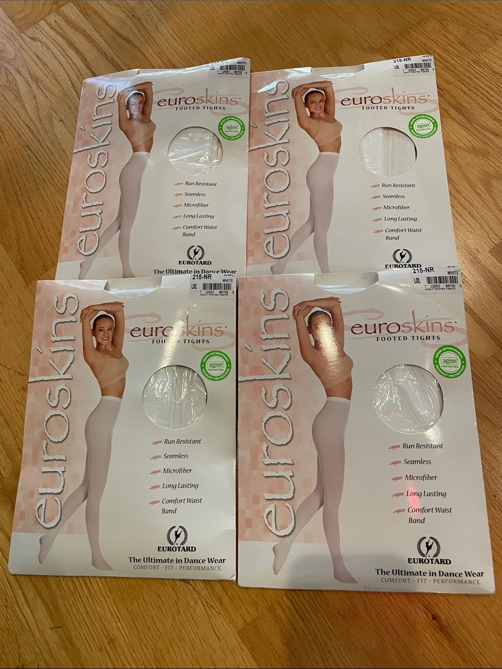 EuroSkins Women’s Footed Tights — White